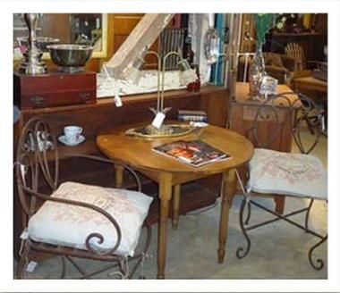 Painted dining chairs